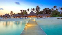 马尔代夫群岛度假高清4K桌面壁纸 3840x2160